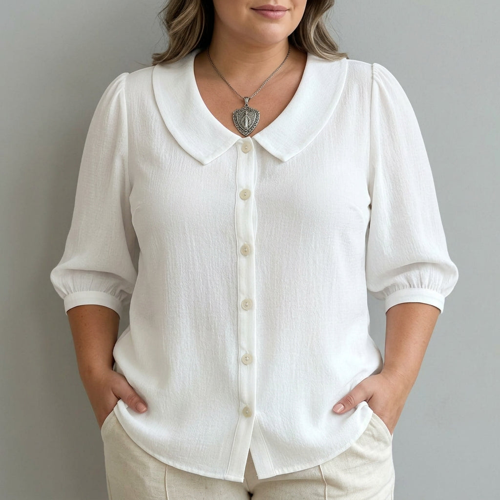 Sophia | Camicia Casual Tinta Unita