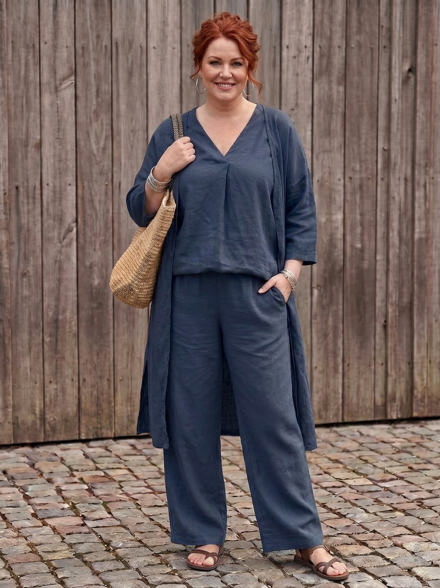 Onyx | Completo Tunica Morbida con Pantalone Ampio