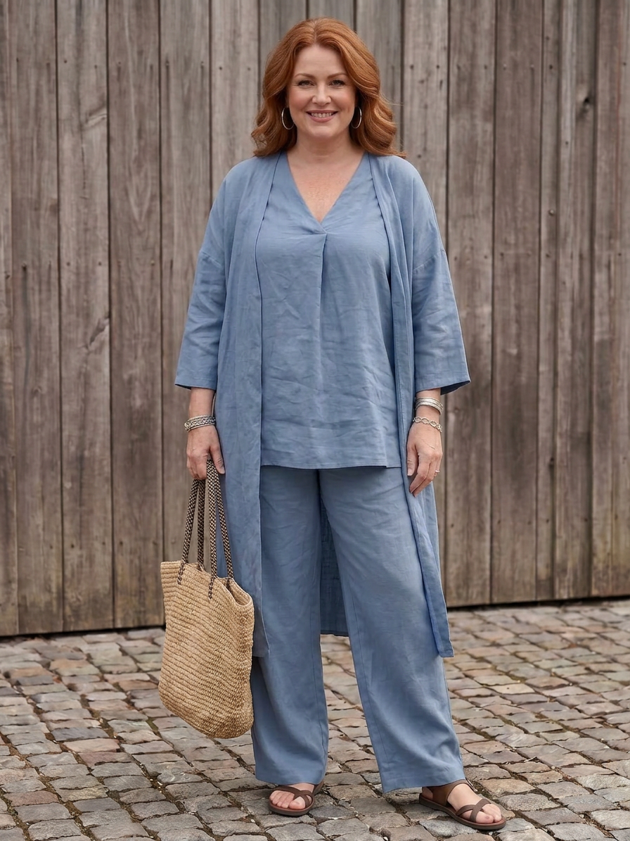 Onyx | Completo Tunica Morbida con Pantalone Ampio