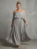 Marisol | Completo Top Drappeggiato a Spalle Scoperte e Pantalone Ampio