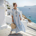 Olivia | Abito Lungo Coastal Rilassato