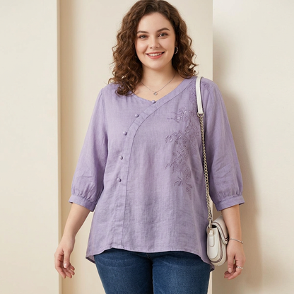 Top Elegante di Cotone Reed