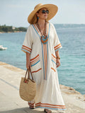 Aria | Abito Lungo in Lino a Righe Stile Coastal