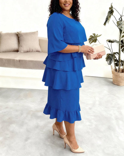 Patricia | Abito Comodo ed Elegante con Volant