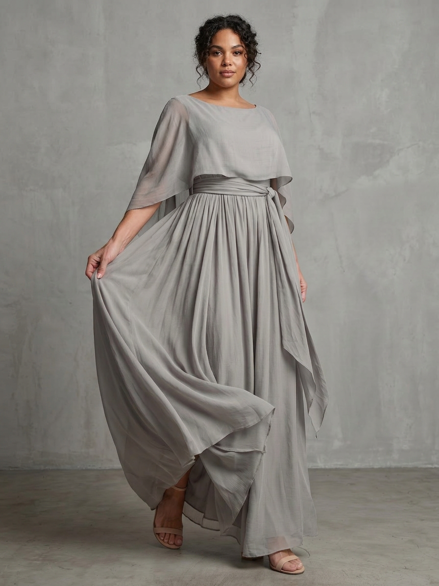 Marisol | Completo Top Drappeggiato a Spalle Scoperte e Pantalone Ampio