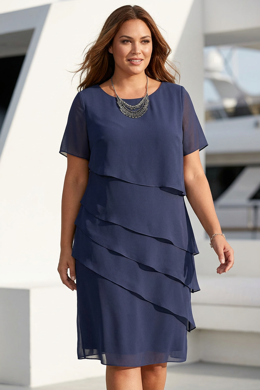 Linda | Abito Comodo ed Elegante con Volant