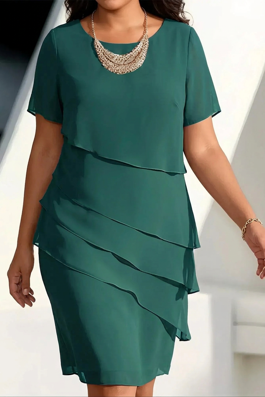 Linda | Abito Comodo ed Elegante con Volant