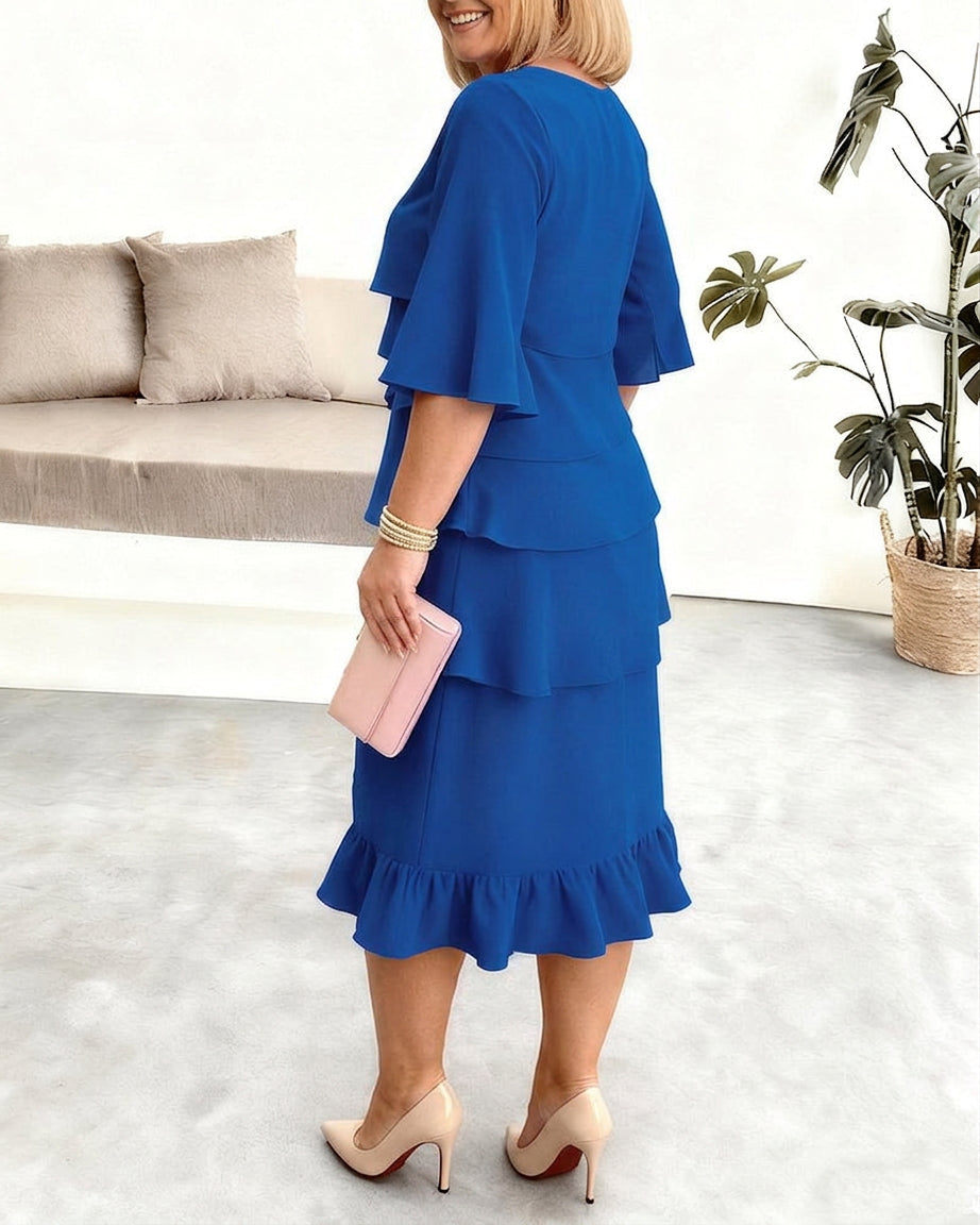 Patricia | Abito Comodo ed Elegante con Volant