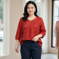 Top Elegante di Cotone Reed
