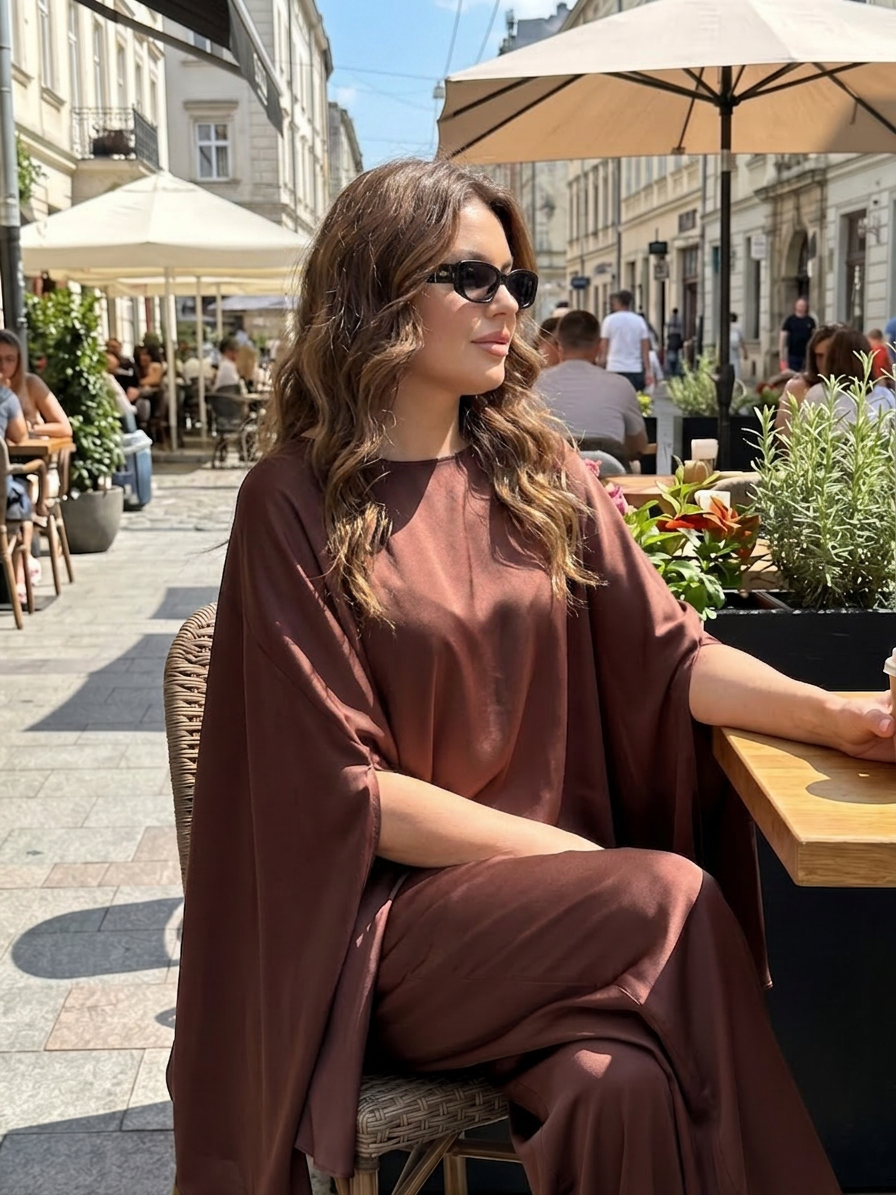 Selah | Completo Tunica Fluida e Pantalone Ampio