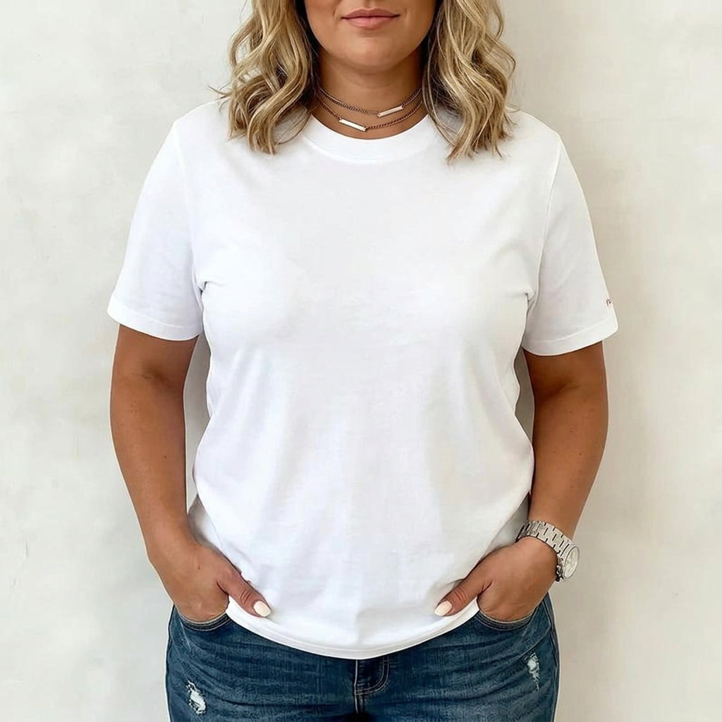 Mila | T-shirt Casual Tinta Unita