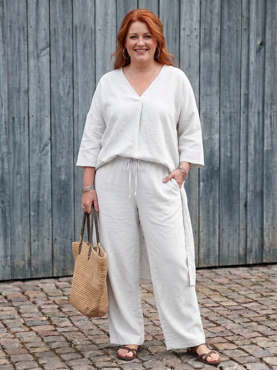 Onyx | Completo Tunica Morbida con Pantalone Ampio