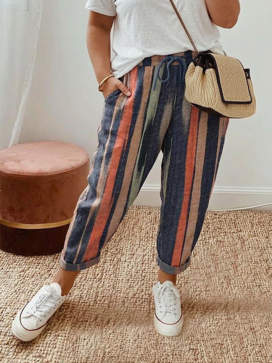 Marisol | Pantalone Rilassato a Righe