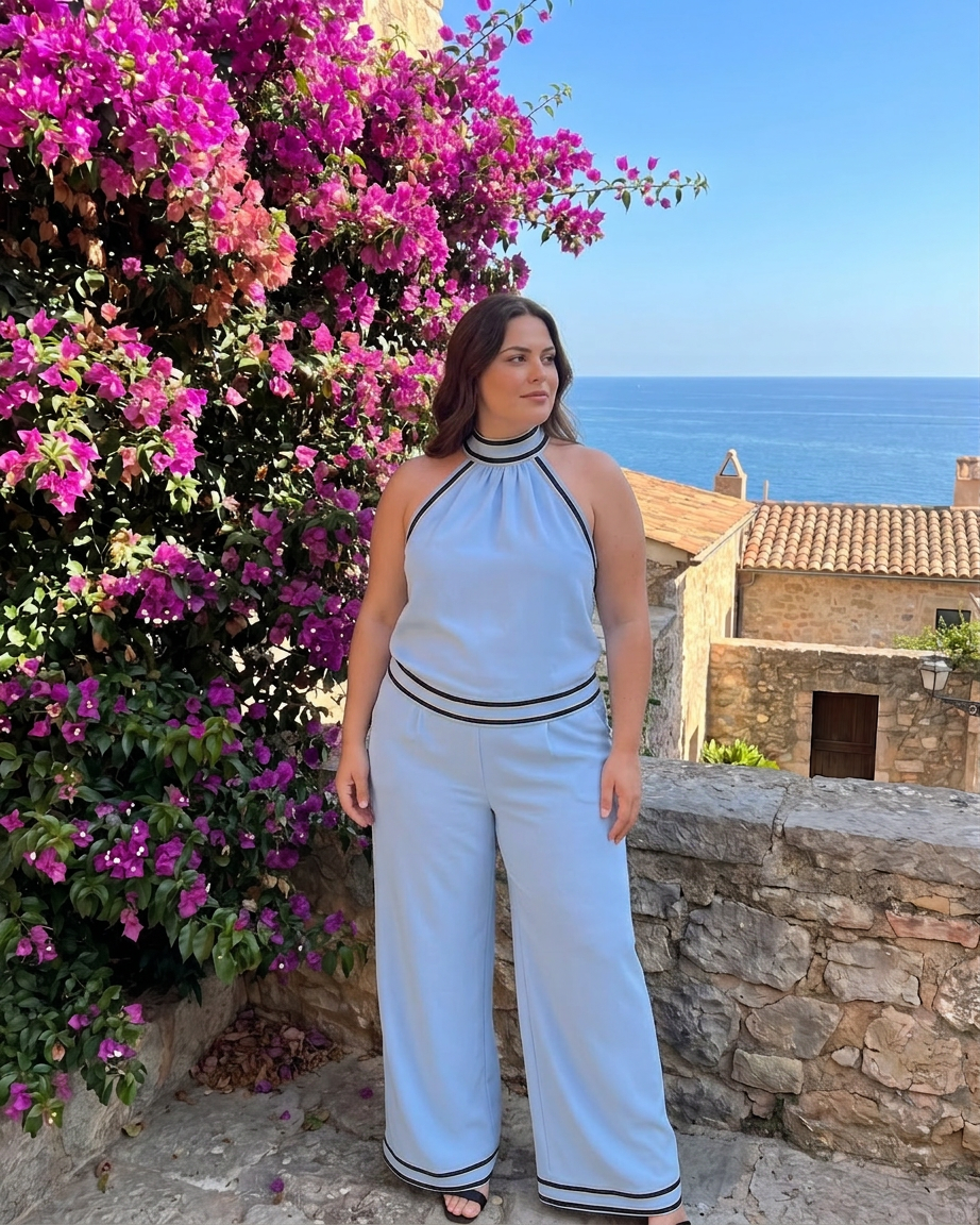 Tuta con Scollo all'Americana Zephyrine