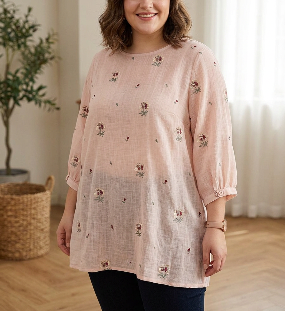 Camicia Floreale di Cotone Chloe