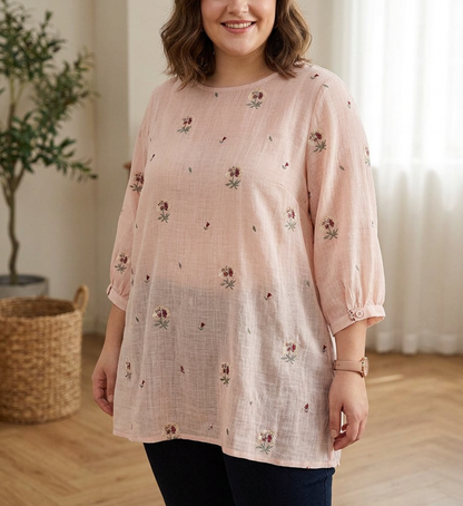 Camicia Floreale di Cotone Chloe