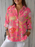 Camicetta Tropicale Floreale Elizabeth