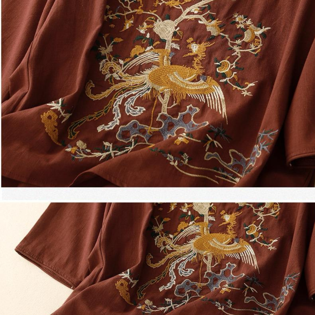 Top di Cotone Ricamato Lewis