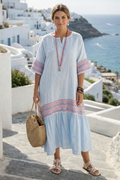 Sophia | Abito Midi Maxi Coastal Fresco