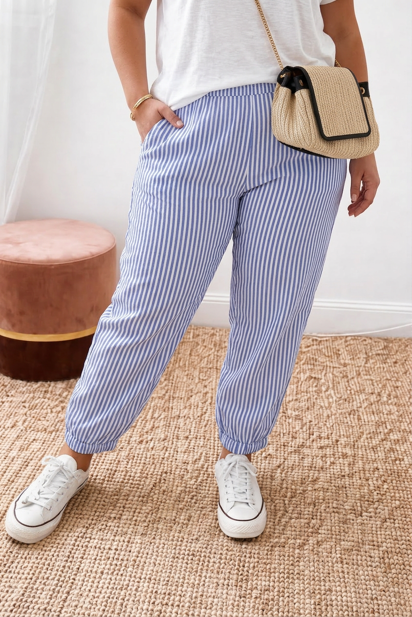 Capri | Jogger con Righe Marinare