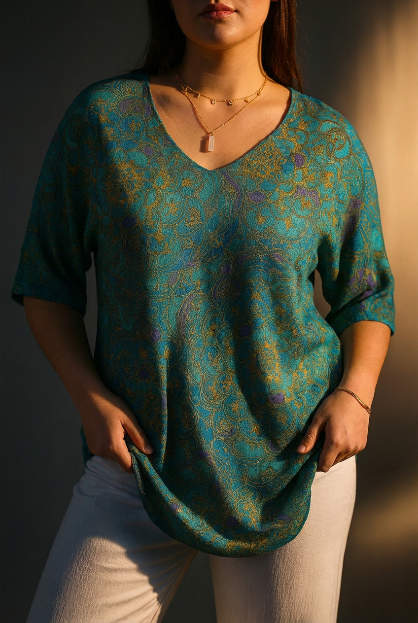 Fabiola | Top in Maglia Arte Retro