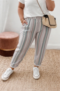 Willow | Pantaloni per Tutti i Giorni con Righe Delicate