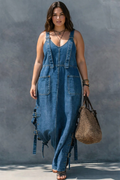 Tuta in Denim con Vita Elastica Harper