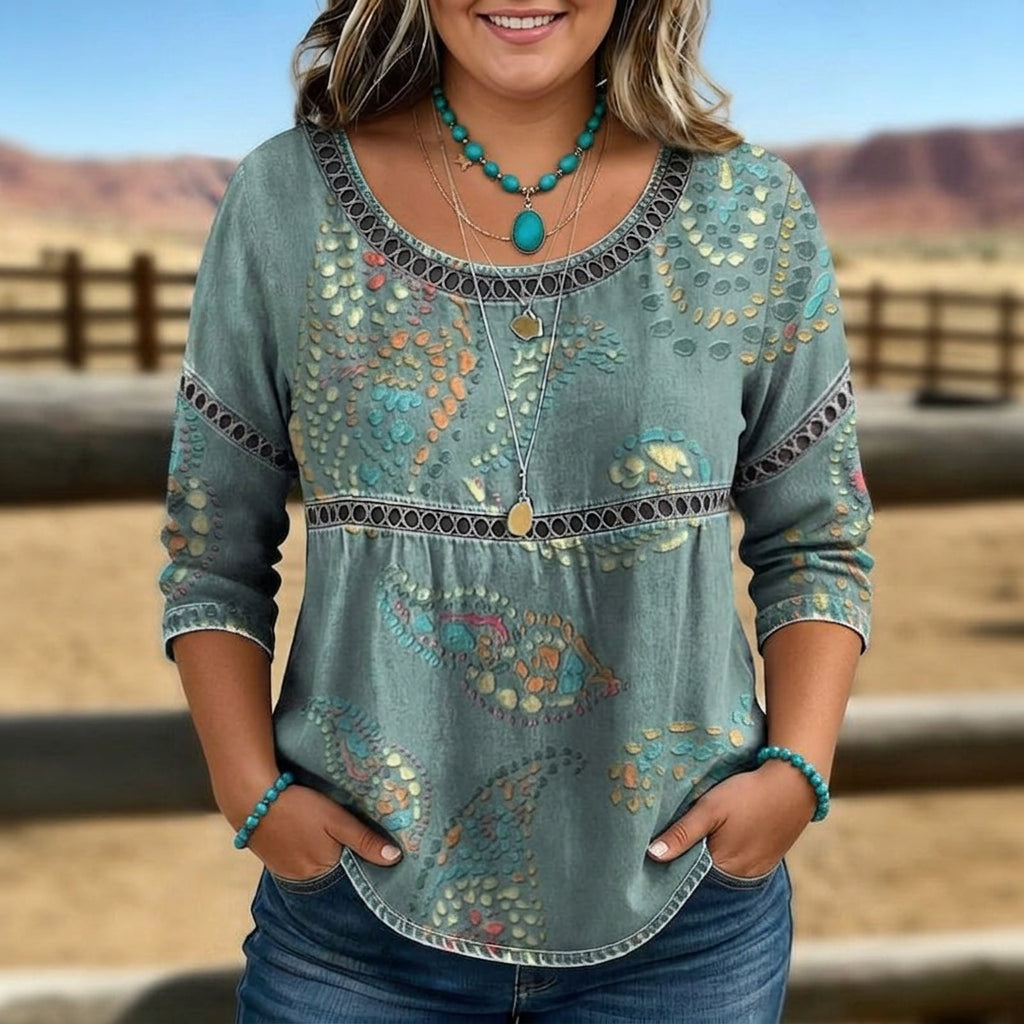 Charlotte | Camicetta Vintage Casual