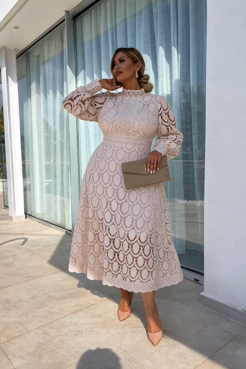 Liza | Abito in Pizzo Romantico