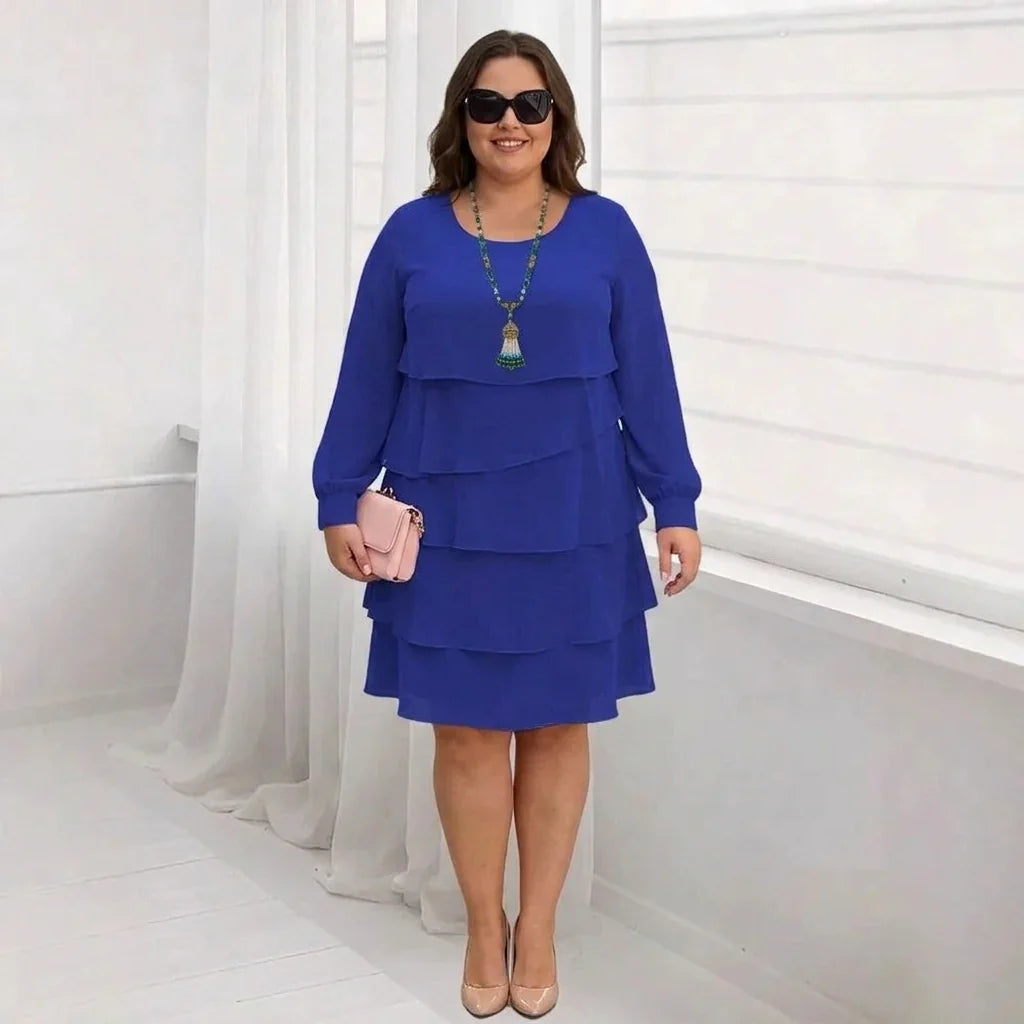 Margaret | Abito Comodo Elegante con Volant