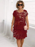 Monica | Abito Comodo Elegante con Volant
