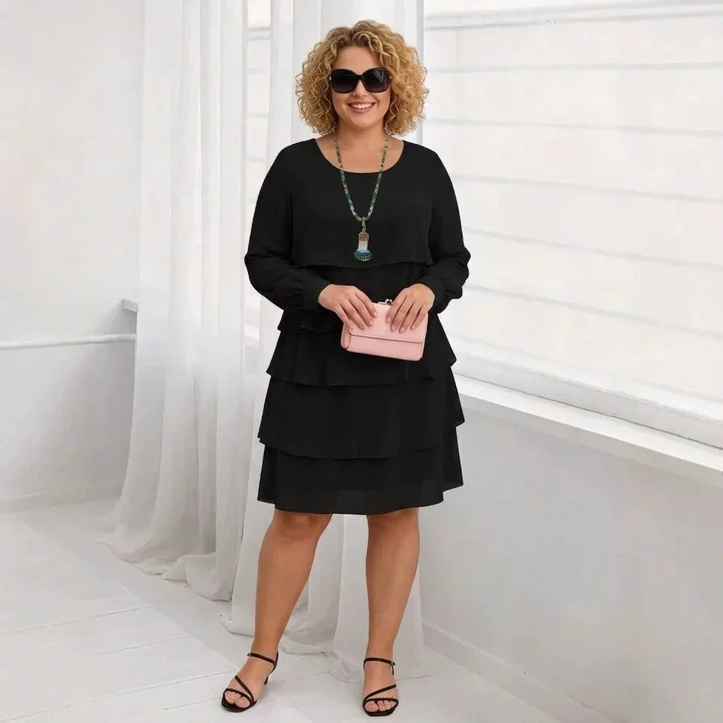Margaret | Abito Comodo Elegante con Volant