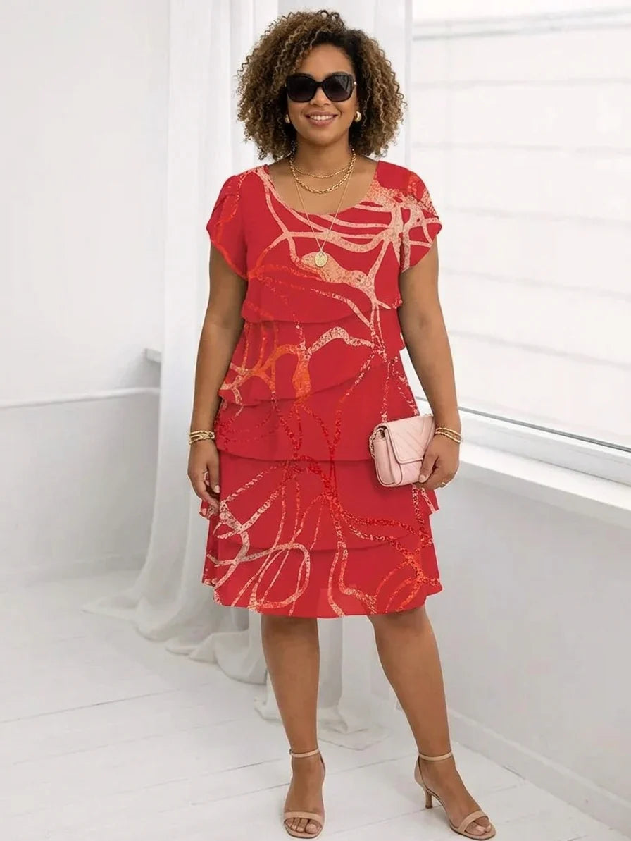 Danielle | Abito Comodo ed Elegante con Volant