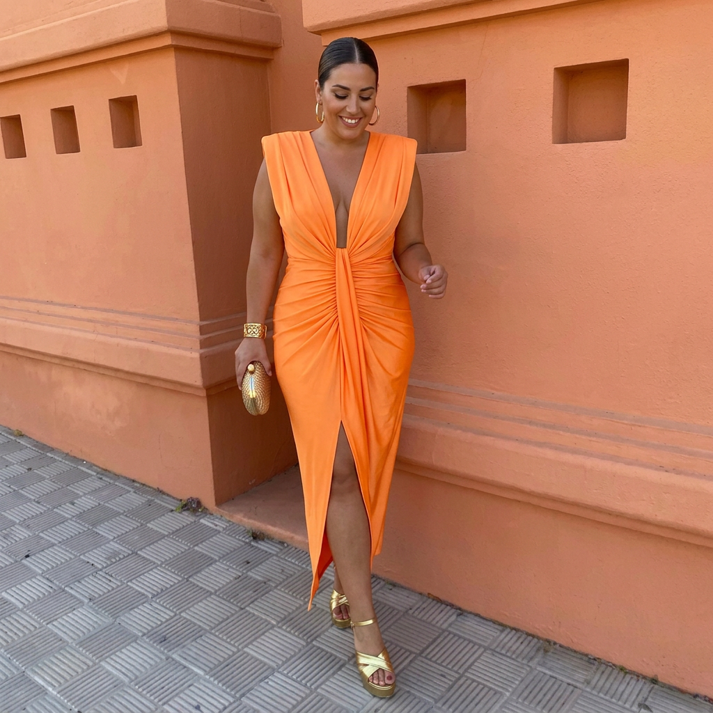 Lily | Abito Elegante Plissettato