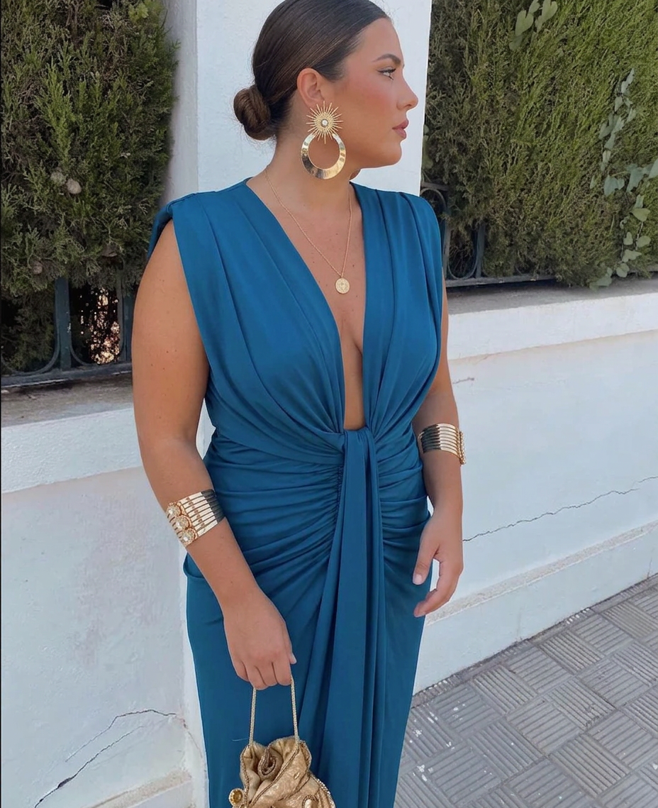 Lily | Abito Elegante Plissettato