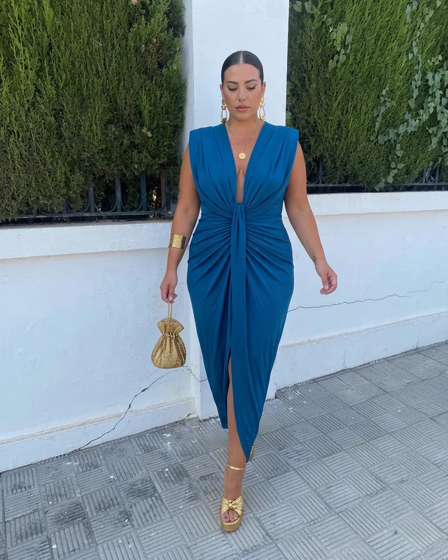 Lily | Abito Elegante Plissettato