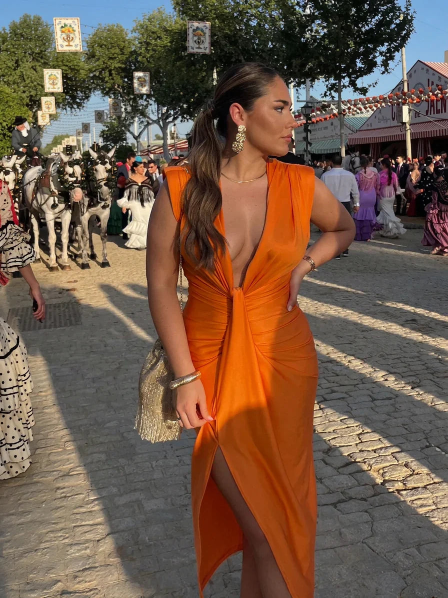 Lily | Abito Elegante Plissettato