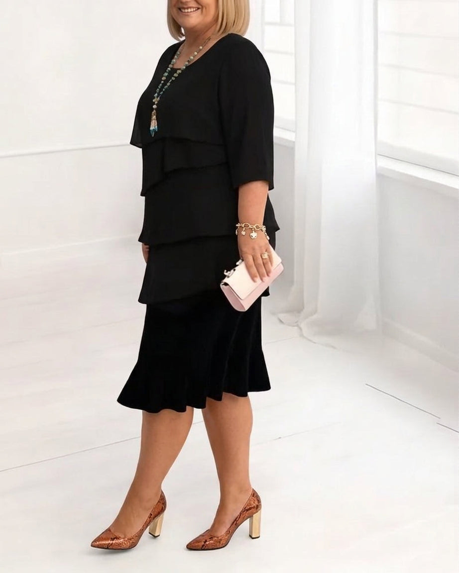 Patricia | Abito Comodo ed Elegante con Volant