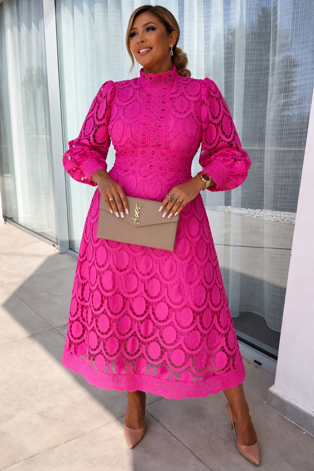 Liza | Abito in Pizzo Romantico