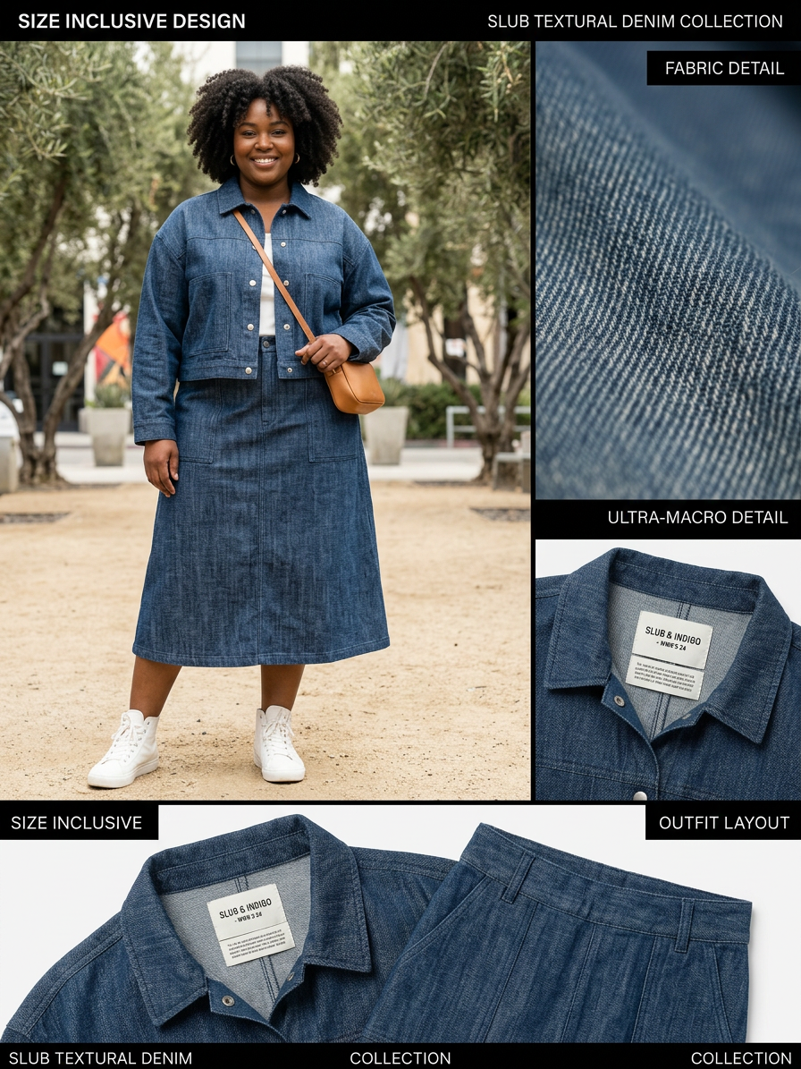 Abito Lungo di Jeans Vintage Karen