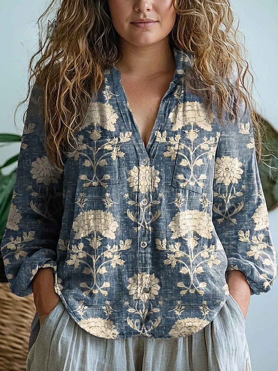 Camicia Floreale Vintage Brenda