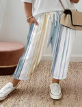 Sienna | Pantalone con Righe Marine e Coulisse Regolabile
