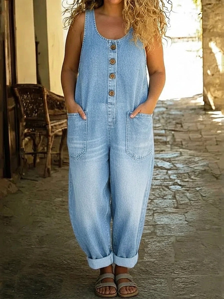 Salopette in Denim Vintage Ruth