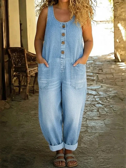 Salopette in Denim Vintage Ruth